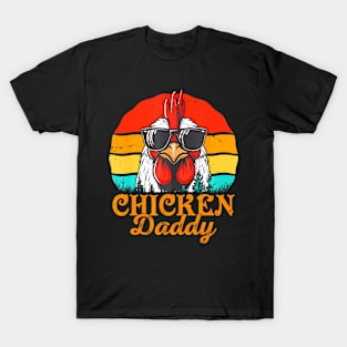 chicken  Poultry Farmer Father's Day chicken dad T-Shirt